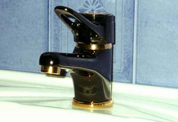 A water tap with screwing arrangements