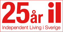 25 years of independent living in sweden logo