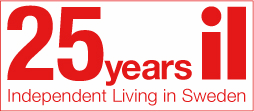 25 years of independent living in sweden logo