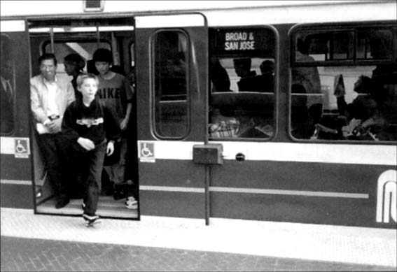 © Photo of a high platform allowing access to train from platform