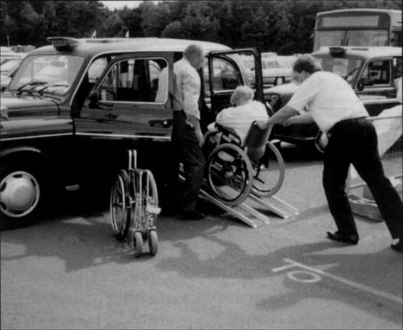 © Photo of one of 10,000 ramped taxis in use in London, UK