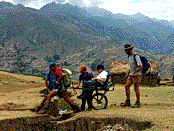 Using the Joelette among the mountains of Peru