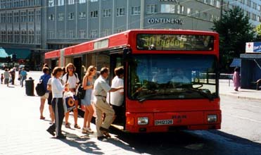 Low floor buses